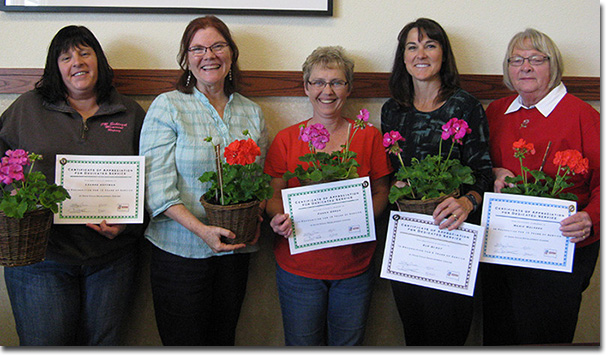 Oahe Child Development Center staff honored for service
